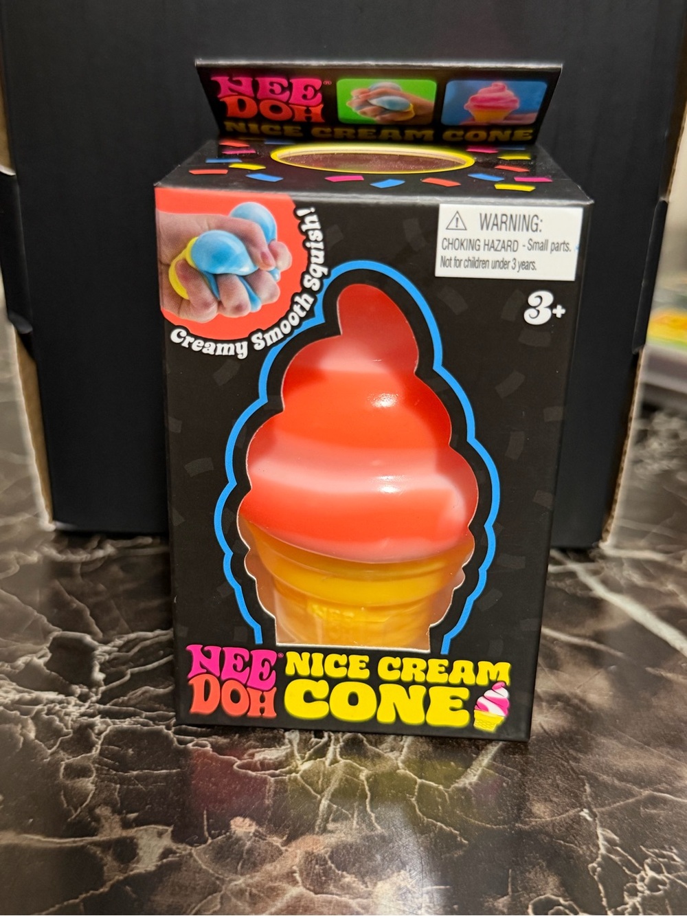 Nice Cream Cone - Red and Yellow Kids Squishy Toy